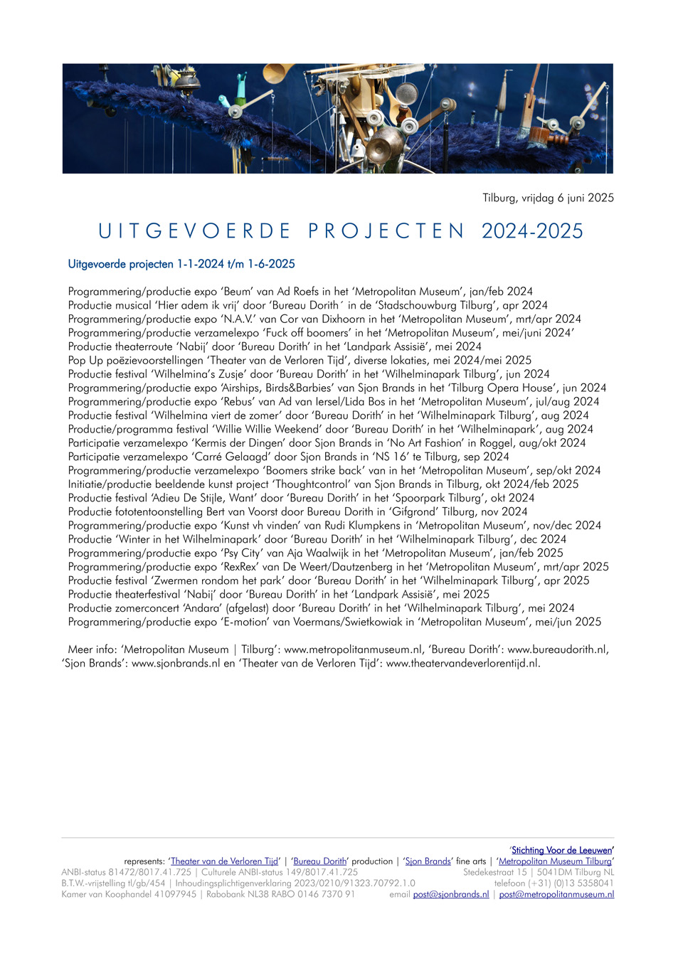 UITGEVOERDE PROJECTEN